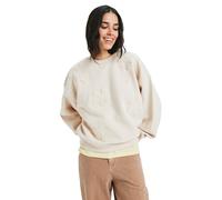 Sweatshirt ROXY "Please Please", Damen, Gr. XL, parchment, 55% Baumwolle, 25% Baumwolle, 20% Polyester, Sweatshirts Sweatshirt (62805711-XL) parchment