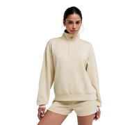 Sweatshirt ROXY "Rise & Vibe Sweet", Damen, Gr. L, pebble, Obermaterial: 48% Viskose, 44% Microfaser, 8% Elasthan;, Sweatshirts Sweatshirt (47031467-L) pebble