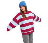 Sweatshirt ROXY "Strictly Stripes", Damen, Gr. XXL, cerulean strictly stripe, Obermaterial: 60% Baumwolle, 40% Polyester., Sweatshirts Sweatshirt (26531450-XXL) cerulean strictly stripe