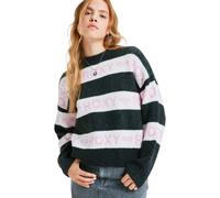 Sweatshirt ROXY "Sunrise Mood", Damen, Gr. M, phantom, 54% Polyester, 38% Modacryl, 5% Wolle, 3% Elasthan, Sweatshirts Sweatshirt (66643720-M)