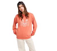 Sweatshirt ROXY "Surf Stoked Terry Vint", Damen, Gr. L, orange (apricot brandy), Obermaterial: 60% Baumwolle, 40% Polyester., Sweatshirts Sweatshirt (47167927-L) apricot brandy