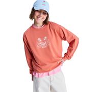 Sweatshirt ROXY "Surf Stoked Terry Vint", Damen, Gr. S, apricot brandy, Obermaterial: 60% Baumwolle, 40% Polyester;, Sweatshirts Sweatshirt (47167927-S)
