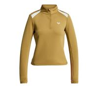 Sweatshirt ROXY "Waves Of Warmth Tech Top", Damen, Gr. S, fennel seed, 88% Polyester, 12% Elasthan, Sweatshirts Sweatshirt (41764900-S) fennel seed