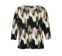 VIA APPIA DUE - Sweatshirt Rundhals 3/4 Arm Druck schwarz multicolor - Gr. - 50