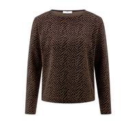 Sweatshirt Rundhals-Ausschnitt Peter Hahn blau 38