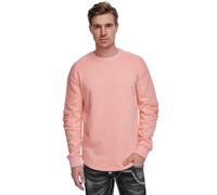 Sweatshirt RUSTY NEAL, Herren, Gr. XXL, rosa, 70% Baumwolle, 30% Polyester, unifarben, normal, Rundhals, Sweatshirts Sweatshirt, mit geripptem Ärmeldesign (65704818-XXL) rosa