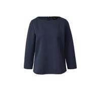 Jacquard-Sweatshirt im Relaxed Fit mit U-Boot-Ausschnitt 42 blau 2170799.5924.42