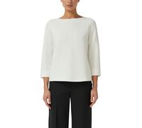 s.Oliver Jacquard-Sweatshirt im Relaxed Fit mit U-Boot-Ausschnitt