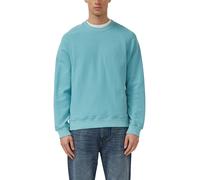 Strukturiertes Raglan-Sweatshirt aus reiner Baumwolle L türkis 2176189.6603.L