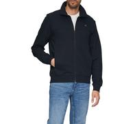 Sweatshirt S.OLIVER, Herren, Gr. M, blau, Sweatware, Obermaterial: 70% Baumwolle, 30% Polyester, unifarben, regular fit taillenbedeckt, ohne Ausschnitt, Rippbündchen, Sweatshirts Sweatshirt, mit Logo