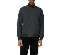 Sweatshirt S.OLIVER, Herren, Gr. XL, anthrazit, Sweatware, Obermaterial: 57% Baumwolle, 43% Polyester, unifarben, regular fit normal, ohne Ausschnitt, Rippbündchen, Sweatshirts Sweatshirt (37110035-XL