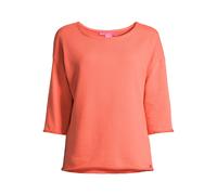 Sweatshirt SALZHAUT "Sweatshirt HEVEN", Damen, Gr. L, rot (coral), Obermaterial: 65% Baumwolle CO. 35% Polyester PES., Sweatshirts Sweatshirt (20581169-L) coral