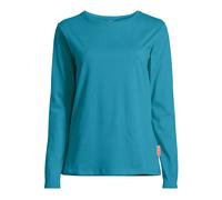 Sweatshirt SALZHAUT "Sweatshirt KANT", Damen, Gr. M, blau (fjord), Obermaterial: 100% Baumwolle CO., Sweatshirts Sweatshirt (13452326-M) fjord