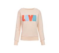 Sweatshirt SALZHAUT "Sweatshirt KULÓÓNTJE", Damen, Gr. L, beige, Obermaterial: 80% Baumwolle CO. 20% Polyester PES., Sweatshirts Sweatshirt (48305150-L) beige