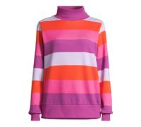 Sweatshirt SALZHAUT "Sweatshirt REDD", Damen, Gr. XS, lila (plum, fiesta, flieder, pink), Obermaterial: 80% Baumwolle CO. 20% Polyester PES., Sweatshirts Sweatshirt (97332117-XS) plum, fiesta, flieder
