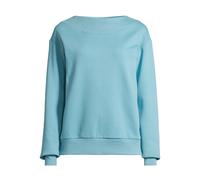 Sweatshirt SALZHAUT "Sweatshirt RÖBEN", Damen, Gr. S, blau (reef), Obermaterial: 80% Baumwolle CO. 20% Polyester PES., Sweatshirts Sweatshirt (78800633-S) reef