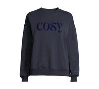 Sweatshirt SALZHAUT "Sweatshirt SAACHT", Damen, Gr. S, blau (navy), Obermaterial: 80% Baumwolle CO. 20% Polyester PES., Sweatshirts Sweatshirt (12598616-S) navy