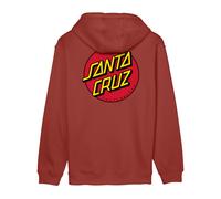 Sweatshirt SANTA CRUZ - Classic Dot Chest Dark Rust (DARK RUST) Größe: M