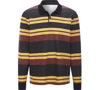 Sweatshirt CLASSIC, Herren, Gr. 52/54, schwarz, rotbraun, geringelt, 100% Baumwolle, gemustert, gestreift, mehrfarbig, Sweatshirts Sweatshirt (57722103-52) schwarz, rotbraun, geringelt