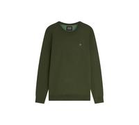 Sweatshirt SCOTCH & SODA "Strickpullover Core Viskose Pullover", Herren, Gr. M, grün (dunkelgrün), Obermaterial: 81% Viskose CV. 19% Nylon NY., Sweatshirts Sweatshirt (75728029-M) dunkelgrün