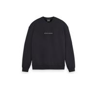 Scotch & Soda Core - Logo Front Chest Sweatshirt Black Größe: M | Pullover Outlet | Herren | Schwarz