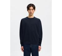 SELECTED MEN Herren Slhrelaxluke Ls Sweat Crew Neck, Dark Sapphire, M