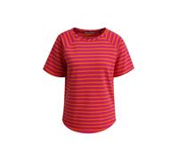 Sweatshirt SMITH & SOUL, Damen, Gr. XS, hot orange, Obermaterial: 100% Baumwolle, gestreift, regular fit hüftbedeckend, Rundhals, Raglanärmel abgesteppte Kante, Sweatshirts Sweatshirt, im Kurzarm-Desi