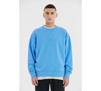 Sweatshirt SOS "Bovec", Herren, Gr. L, blau, 100% Baumwolle, unifarben, normal, Rundhals, Sweatshirts Sweatshirt, aus reiner Bio-Baumwolle (86215439-L) blau