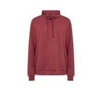 Sweatshirt SOYACONCEPT "SC-BANU 125", Damen, Gr. S, dunkel rot, Sweatware, Obermaterial: 48% Modal, 48% Polyester, 4% Elasthan, unifarben, relaxed fit normal, Rundhals, Rippbündchen, Sweatshirts Sweat