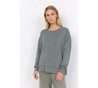 Sweatshirt SOYACONCEPT "SC-BANU 164", Damen, Gr. L, grau (misty), Sweatware, Obermaterial: 48% Modal, 48% Polyester, 4% Elasthan, unifarben, regular fit normal, Rundhals, Rippbündchen, Sweatshirts Swe