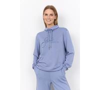 Sweatshirt SOYACONCEPT "SC-BANU 329", Damen, Gr. M, blau (tempest), Sweatware, Obermaterial: 48% Modal, 48% Polyester, 4% Elasthan, unifarben, normal, Rundhals, Sweatshirts Sweatshirt, Viskosemischung