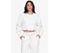 Sweatshirt SPORTALM KITZBÜHEL, Damen, Gr. 40, egret, Sweatware, Obermaterial: 85% Polyamid, 15% Elasthan, unifarben, regular fit kurz, Rundhals, eingesetzt gerader Abschluss, Sweatshirts Sweatshirt, R