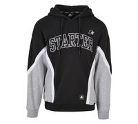 Sweatshirt STARTER BLACK LABEL "Starter Black Label Herren Starter Throwback Hoody", Herren, Gr. M, schwarz, erdgrau, 65% Baumwolle, 35% Polyester, unifarben, Sweatshirts Sweatshirt (49064206-M) schwa