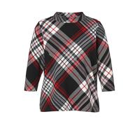 VIA APPIA DUE - Sweatshirt Stehkragen 3/4 Arm Druck schwarz multicolor - Gr. - 46
