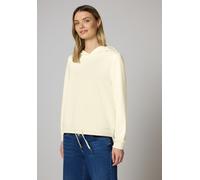 Sweatshirt STREET ONE, Damen, Gr. 36, beige (soft beige), Sweatware, 60% Baumwolle, 40% Polyester, unifarben, comfort fit, ohne Ausschnitt, Bündchen, Sweatshirts Sweatshirt, in Unifarbe (96732523-36) 