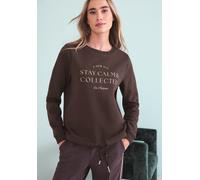 Street One Sweatshirt Molten Earth – Damen, 85% Baumwolle/15% Polyester, bedruckt, Gr. 42