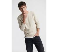 Sweatshirt SUPERDRY "CLASSIC ESSENTIAL SWEATSHIRT", Herren, Gr. XXL, rainy day grau, angeraute Sweatware, Obermaterial: 100% Baumwolle, unifarben, relaxed fit normal, Rundhals, Rippbündchen, Sweatshir