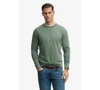 Sweatshirt SUPERDRY "CLASSIC ESSENTIAL SWEATSHIRT", Herren, Gr. 3XL, grün (l.pad grün), angeraute Sweatware, Obermaterial: 100% Baumwolle, unifarben, relaxed fit normal, Rundhals, Rippbündchen, Sweats