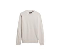 Superdry Herren Strickpullover - Cotton Texture Jumper, Pullover, Rundhals, einfarbig Off-White M