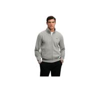 Sweatshirt SUPERDRY "Sweatjacke Essential Logo Track Top", Herren, Gr. L, grau (hellgrau), Obermaterial: 60% Baumwolle CO. 40% Polyester PES., Sweatshirts Sweatshirt (94585301-L) hellgrau