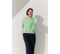Sweatshirt THE FASHION PEOPLE, Damen, Gr. S, grün (hellgrün), Obermaterial: 100% Baumwolle., Rundhals, Sweatshirts Sweatshirt (17676800-S) hellgrün