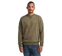 Sweatshirt TIMBERLAND "EXETER RIVER Loopback Crew Neck Swe", Herren, Gr. 3XL, grün (lf grn, csl erth), Obermaterial: 100% Baumwolle, Sweatshirts Sweatshirt, Langarm-Ausführung, aus Baumwolle, bequemer