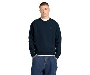 Sweatshirt TIMBERLAND "EXETER RIVER Loopback Crew Neck Swe", Herren, Gr. L, blau (dk sph, dk denim), Obermaterial: 100% Baumwolle, Sweatshirts Sweatshirt, Langarm-Ausführung, aus Baumwolle, bequemer S