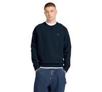 Sweatshirt TIMBERLAND "EXETER RIVER Loopback Crew Neck Swe", Herren, Gr. M, dk sph, dk denim, Obermaterial: 100% Baumwolle, Sweatshirts Sweatshirt, sportlicher Stil, bequemer Schnitt (66975402-M) dk s