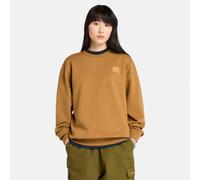 Sweatshirt TIMBERLAND "Silicon Badge (BB) Crew Neck", Herren, Gr. XXL, schwarz wheat boot, Obermaterial: 80% Baumwolle, 20% Polyester, Sweatshirts Sweatshirt (19037744-XXL) schwarz wheat boot
