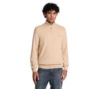 Sweatshirt TIMBERLAND "WILLIAMS RIVER - Cotton 1/4 Zip Swe", Herren, Gr. XL, beige (lght oatml hthr), Obermaterial: 100% Baumwolle, Sweatshirts Sweatshirt, mit 1/4-Zip-Verschluss, aus Baumwolle, auch