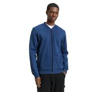 Sweatshirt TOM TAILOR DENIM, Herren, Gr. M, ocean night blau, Sweatware, Obermaterial: 60% Baumwolle, 40% Polyester, unifarben, regular fit normal, ohne Ausschnitt, Rippbündchen, Sweatshirts Sweatshir