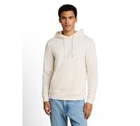 Sweatshirt TOM TAILOR DENIM, Herren, Gr. XXL, beige (gardenia weiß), Sweatware, Obermaterial: 70% Baumwolle, 30% Polyester, Sweatshirts Sweatshirt (81543253-XXL) gardenia weiß