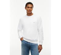 Tommy Hilfiger Herren Sweatshirt Essential Fleece Crew Neck Regular Fit, Weiß (White), 3XL