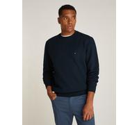 Tommy Hilfiger Herren Sweatshirt Essential Fleece Crew Neck Regular Fit, Blau (Desert Sky), L